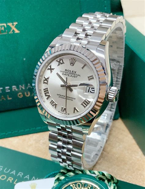 Vendesi Rolex Datejust 279174 Silver Roman 5 row jubilee